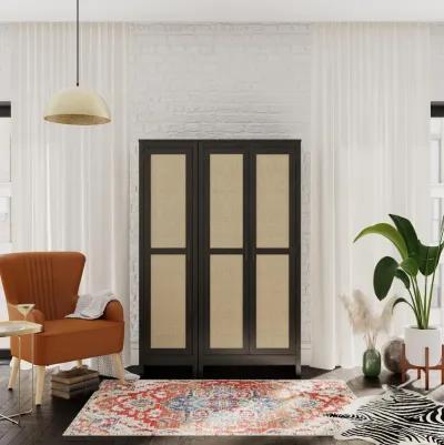 Amberly Tall 1 Door Cabinet with 4 Shelves