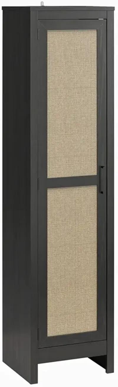 Amberly Tall 1 Door Cabinet with 4 Shelves