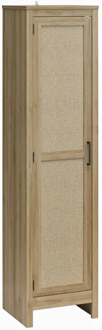 Amberly Tall 1 Door Cabinet with 4 Shelves