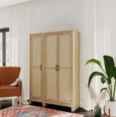 Amberly Tall 1 Door Cabinet with 4 Shelves