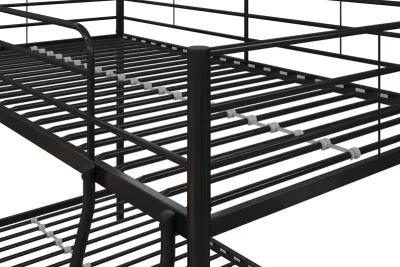 Small Space Junior Twin over Twin Metal Bunk Bed