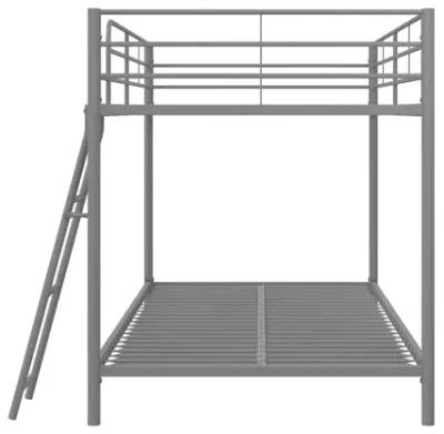 Small Space Junior Twin over Twin Metal Bunk Bed