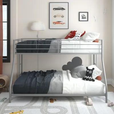 Small Space Junior Twin over Full Metal Bunk Bed