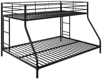 Small Space Junior Twin over Full Metal Bunk Bed