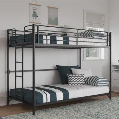 Darren Easy Assembly Kids Metal Bunk Bed