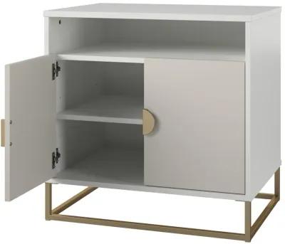 Kelly Accent Cabinet with Open and Closed Storage