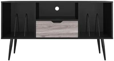 Grafton TV Stand for TVs up to 55" with Open Center Shelf and Drawer