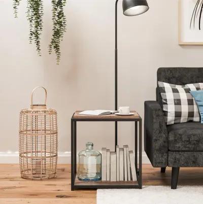 Fayette End Table with Woodgrain Finish