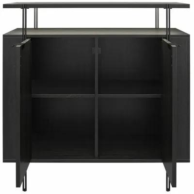 Vance Bar Cabinet with Open Shelf