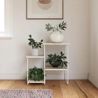 Kently Plant Stand with 4 Open Shelves