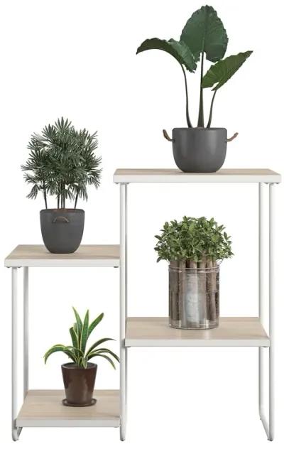 Kently Plant Stand with 4 Open Shelves