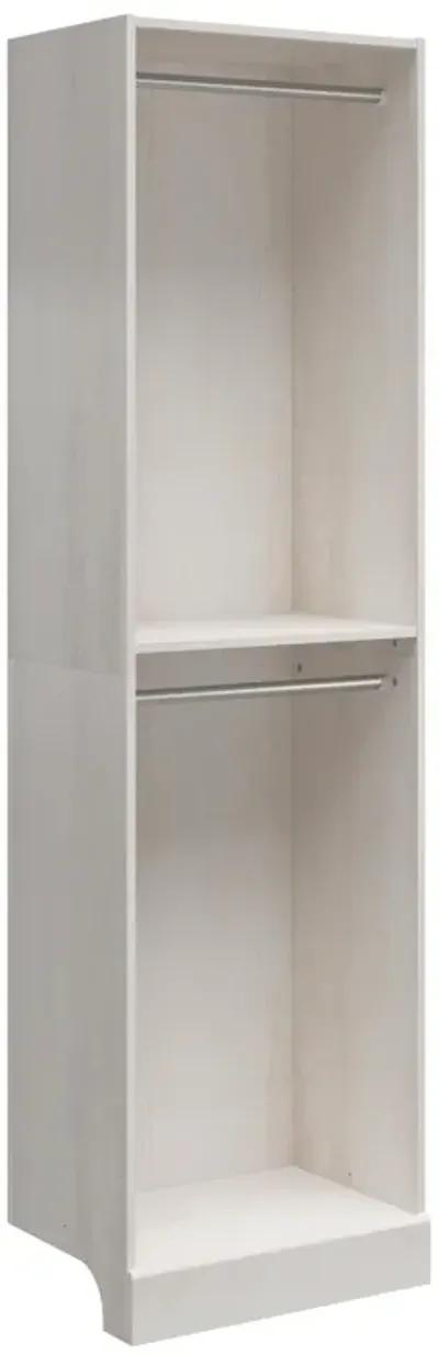 Eiler Open Shelf and Hanging Clothing Rod Modular Closet Unit