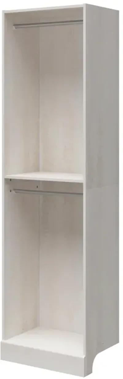 Eiler Open Shelf and Hanging Clothing Rod Modular Closet Unit