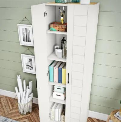 Linley 24" Wide 2 Door Shiplap Cabinet with Adjustable Shelving