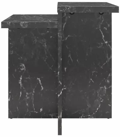 Brielle Accent Table with Faux Marble