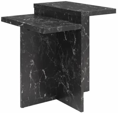 Brielle Accent Table with Faux Marble