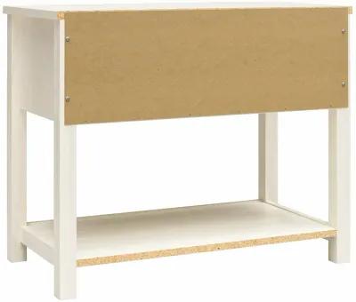 Primrose Wide 1 Drawer Nightstand with Open Shelf