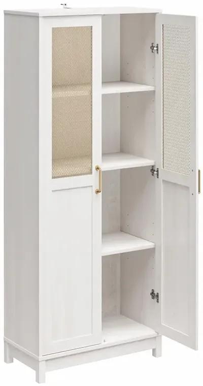 Tess 2 Door Wide Storage Cabinet with Modular Storage Options