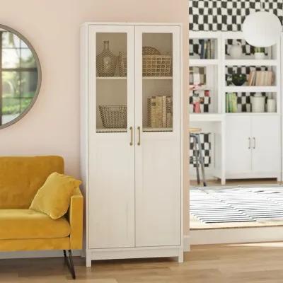 Tess 2 Door Wide Storage Cabinet with Modular Storage Options