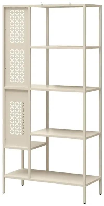 Annie Metal Bookcase with 4 Tier Shelves