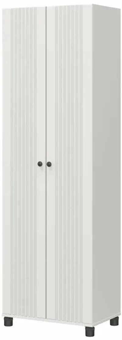 Kendall Fluted 24 Inch Wide 2 Door Storage Cabinet