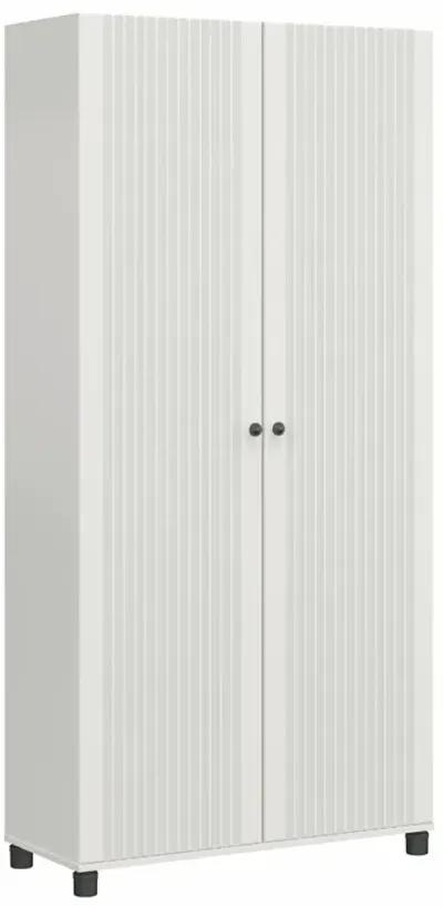 Kendall Fluted 36 Inch Wide 2 Door Storage Cabinet