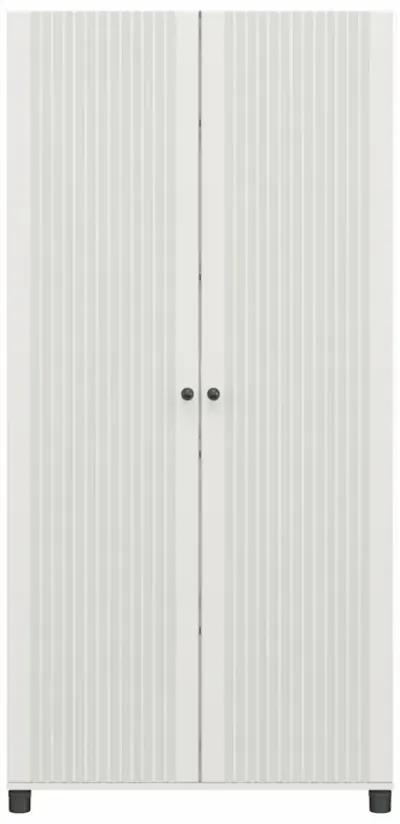 Kendall Fluted 36 Inch Wide 2 Door Storage Cabinet