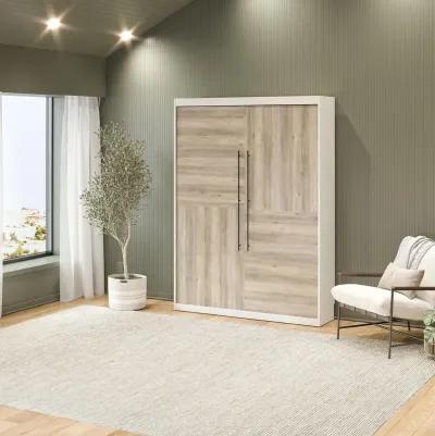 Pinnacle 2-Tone Murphy Bed with Decorative Door Front