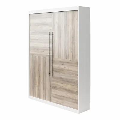 Pinnacle 2-Tone Murphy Bed with Decorative Door Front