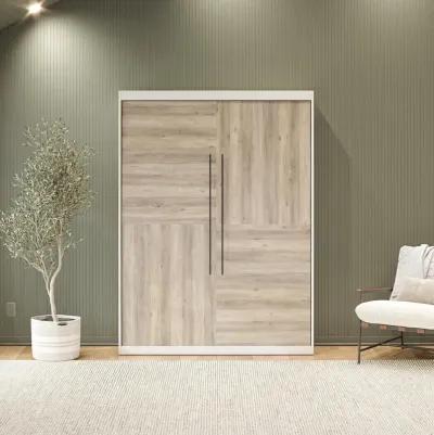 Pinnacle 2-Tone Murphy Bed with Decorative Door Front