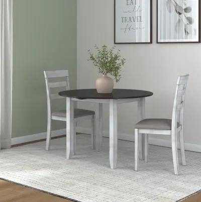 Jersey 3-Piece Drop Leaf Wood Dining Set