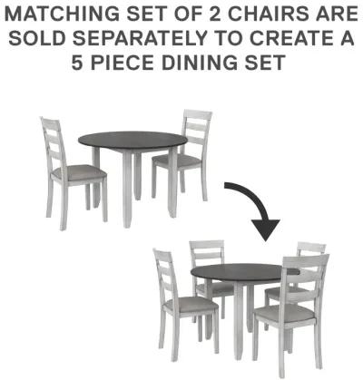 Jersey 3-Piece Drop Leaf Wood Dining Set