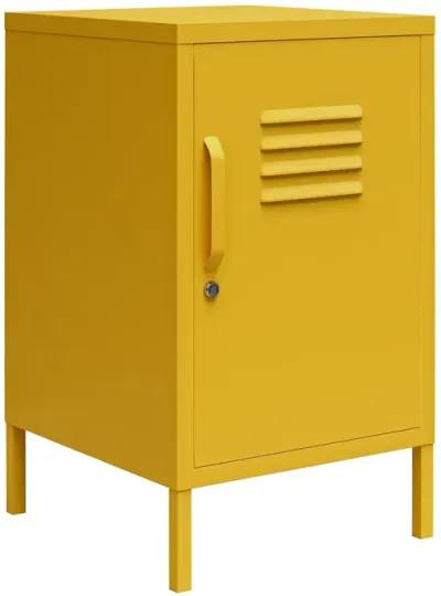 Shadwick 1 Door Metal Locker Style Livingroom End Table