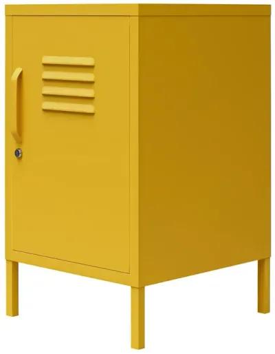 Shadwick 1 Door Metal Locker Style Livingroom End Table