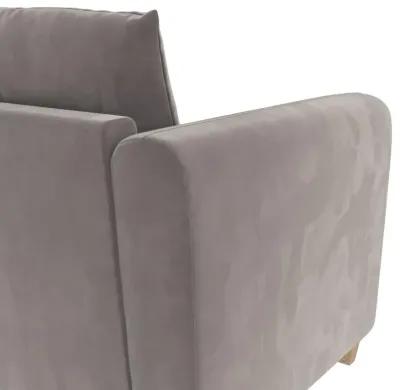 Coco Channel Tufted Sofa with Solid Wood Legs