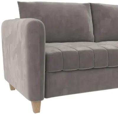 Coco Channel Tufted Sofa with Solid Wood Legs