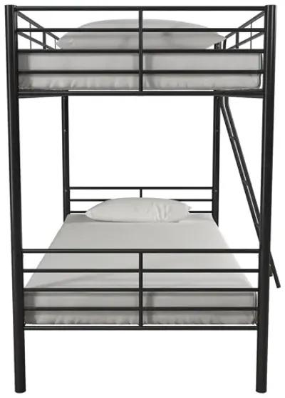 Malcolm Convertible Twin over Twin Metal Bunk Bed