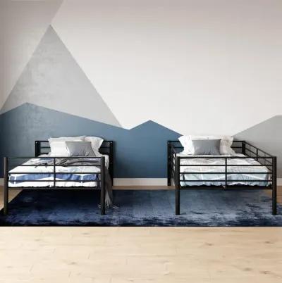 Malcolm Convertible Twin over Twin Metal Bunk Bed