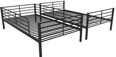 Malcolm Convertible Twin over Twin Metal Bunk Bed