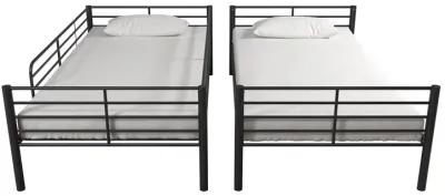 Malcolm Convertible Twin over Twin Metal Bunk Bed