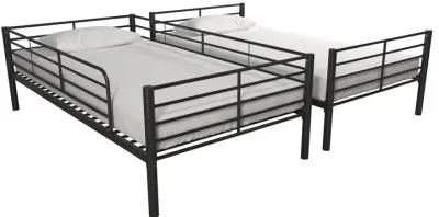 Malcolm Convertible Twin over Twin Metal Bunk Bed