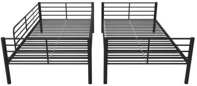 Malcolm Convertible Twin over Twin Metal Bunk Bed