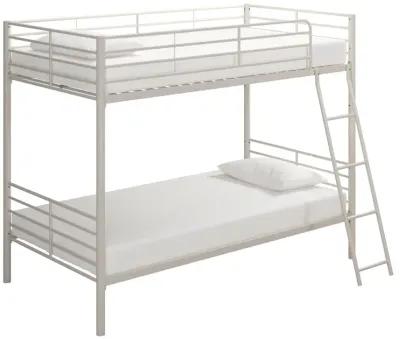 Malcolm Convertible Twin over Twin Metal Bunk Bed