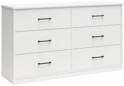 Easy Build Pearce Wide 6 Drawer Dresser with Interlocking SwitchLock™ System