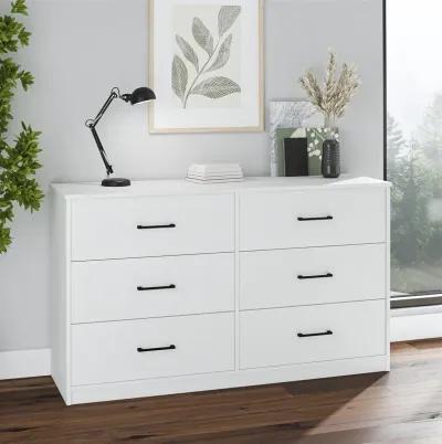 Easy Build Pearce Wide 6 Drawer Dresser with Interlocking SwitchLock™ System