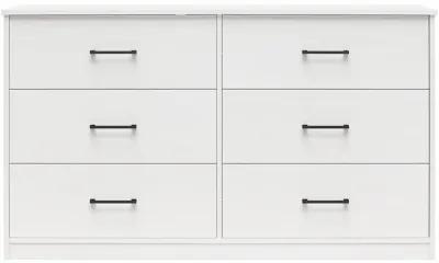 Easy Build Pearce Wide 6 Drawer Dresser with Interlocking SwitchLock™ System