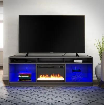 Luna Fireplace TV Stand for TVs up to 75 Inches