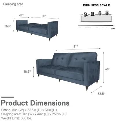 Penelope Pin Tufted Futon