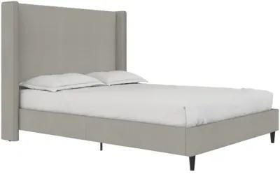 Eveline Upholstered Wingback Bed