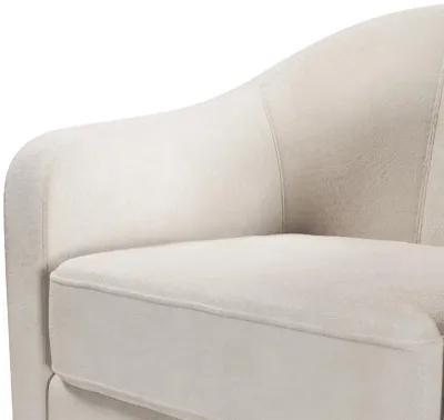 Gentle Swivel Curved Accent Chair